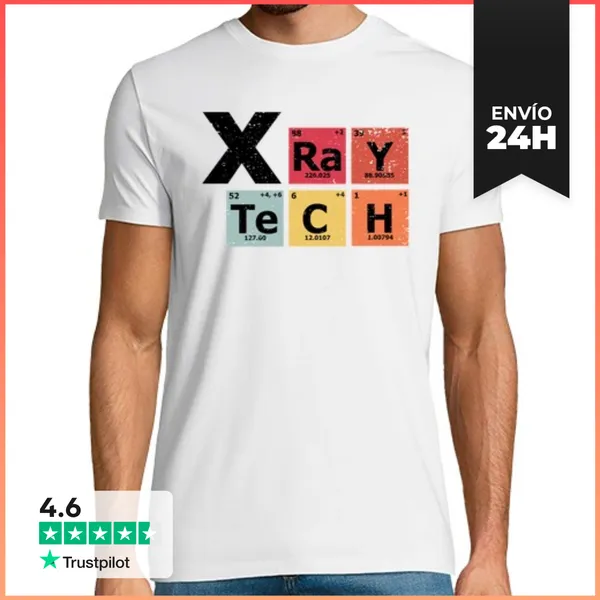 Camiseta Hombre Clásica Novedad Radioscopia Radiografía Medicina