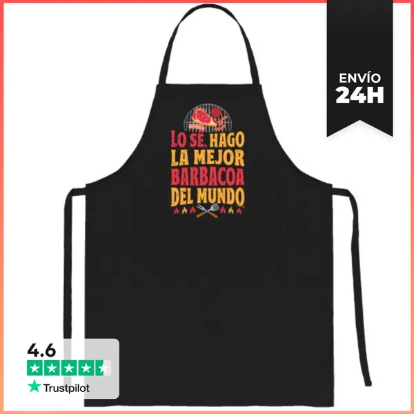 Delantal La Mejor Barbacoa Del Mundo LaTostadora