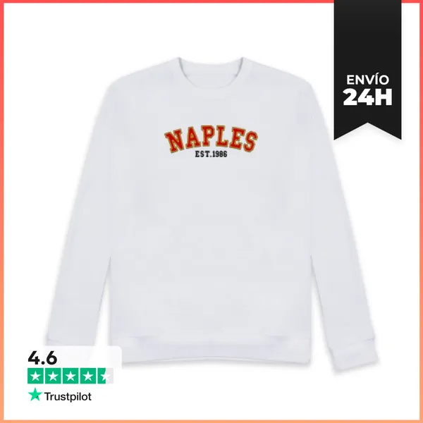 Sudadera Unisex Nápoles Est 1986 LaTostadora