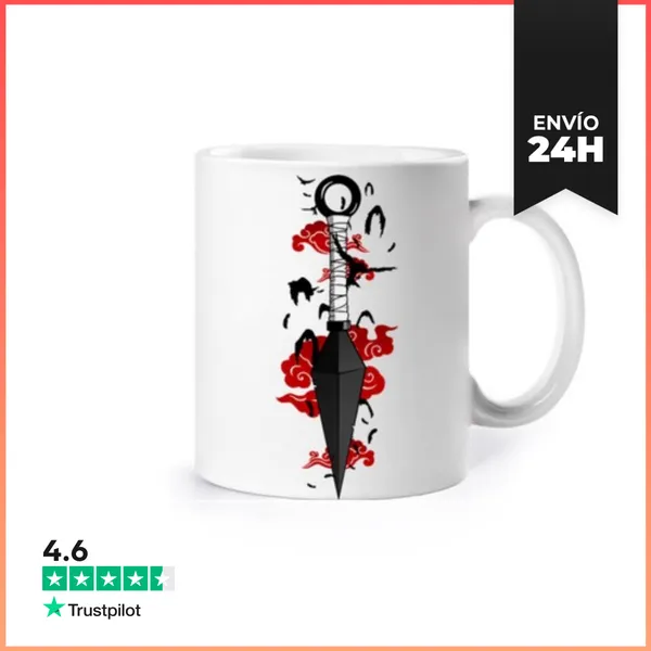 Taza Nube Roja Kunai LaTostadora