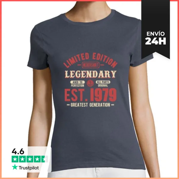 Camiseta Mujer Clásica Establecido 1979 LaTostadora