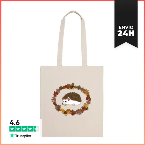 Bolsa De Tela Erizo Kawaii LaTostadora