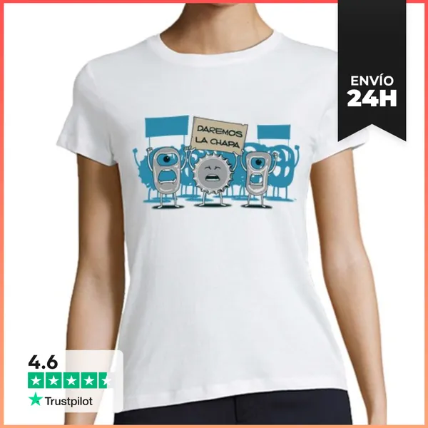 Camiseta Mujer Clásica Dando La Chapa LaTostadora