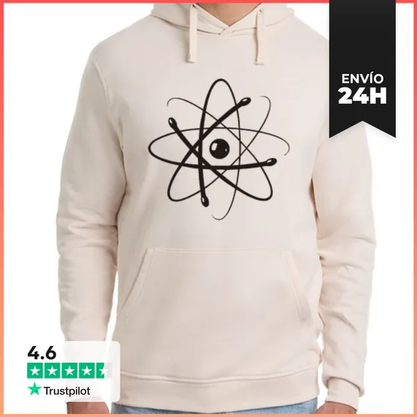 Sudadera Unisex Con Capucha Átomo LaTostadora