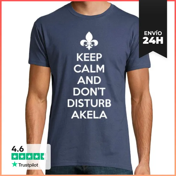 Camiseta Hombre Clásica Keep Calm LaTostadora