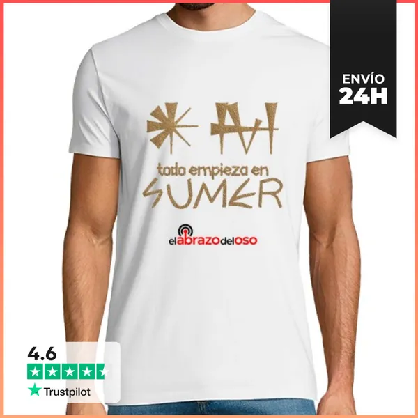 Camiseta Hombre Clásica Inanna Ed. Especial Blanco MC Fondo Claro