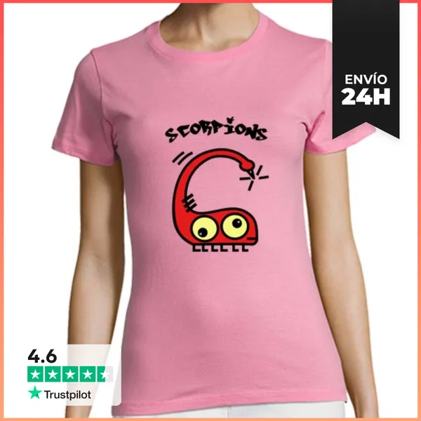 Camiseta Mujer Clásica Scorpions LaTostadora