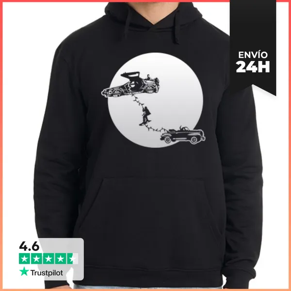 Sudadera Unisex Con Capucha Regreso Al Futuro II LaTostadora