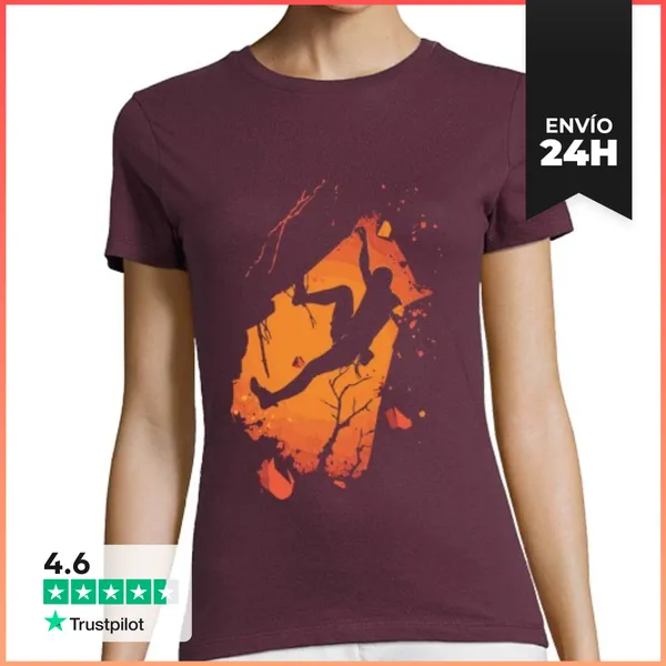 Camiseta Mujer Clásica Escalada LaTostadora