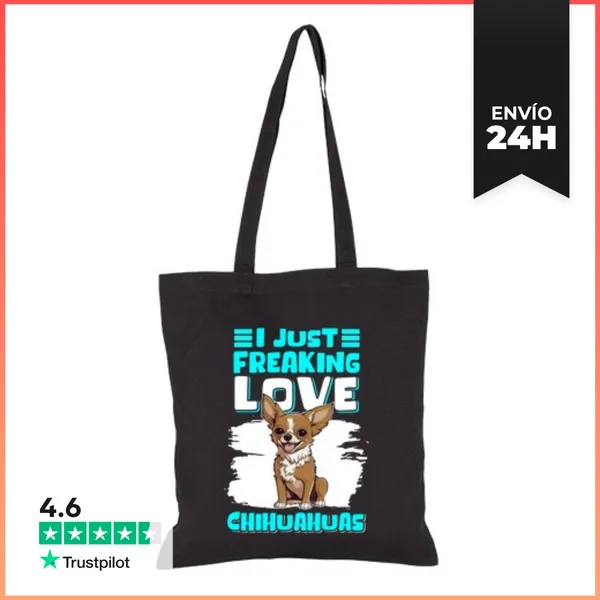 Bolsa De Tela Dueño Del Perro Chihuahua Amor Chihuahu LaTostadora