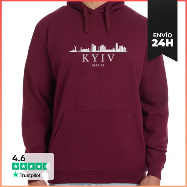 Sudadera Unisex Con Capucha Kiev Ucrania, Recuerdo De Kiev