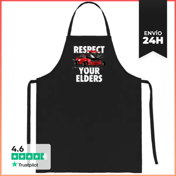 Delantal Respect Your Elders LaTostadora