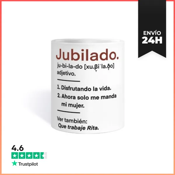 Taza Regalo Original Jubilación LaTostadora