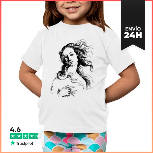 Camiseta Clásica Para Niños Afrodita Mitología Griega Antigua