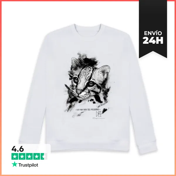 Sudadera Unisex Ocelote LaTostadora