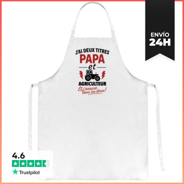 Delantal Papá Y Agricultor Idea De Regalo LaTostadora