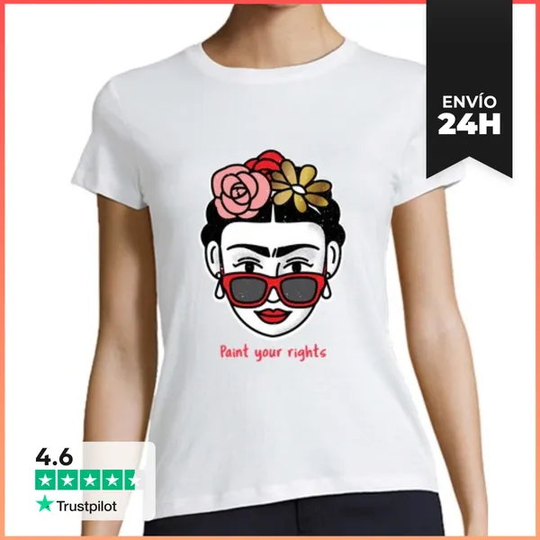 Camiseta Mujer Clásica Pinta Tus Sueños LaTostadora