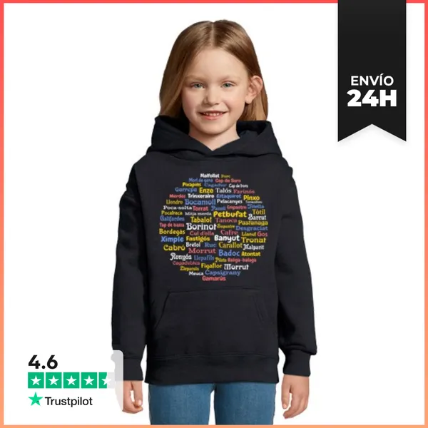 Sudadera Para Niños Con Capucha Insultos En Catalán Insults En