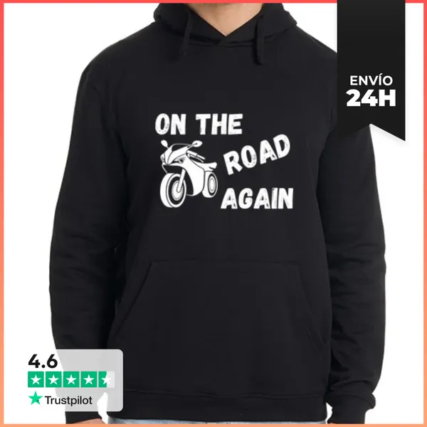Sudadera Unisex Con Capucha Motorista LaTostadora