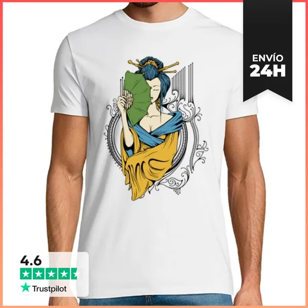Camiseta Hombre Clásica Geisha LaTostadora
