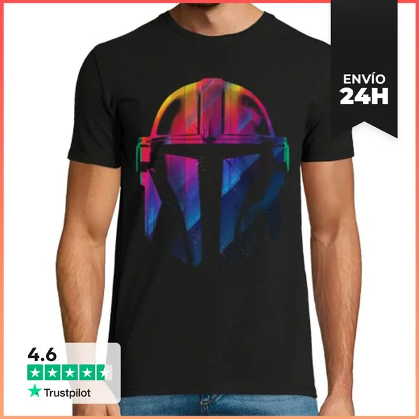 Camiseta Hombre Clásica Cazarrecompensas Retro LaTostadora