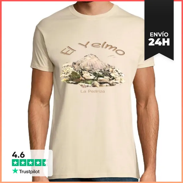 Camiseta Hombre Clásica El Yelmo - La Pedriza LaTostadora