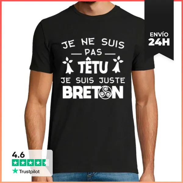 Camiseta Hombre Clásica No Soy Testarudo Humor De Bretaña