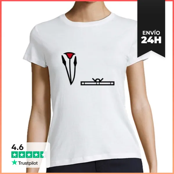 Camiseta Mujer Clásica La Rosa Y El Libro LaTostadora