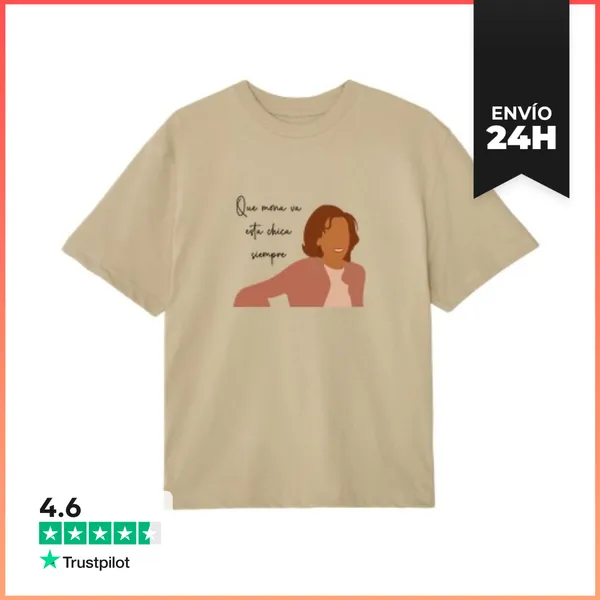 Camiseta Oversize Que Mona LaTostadora