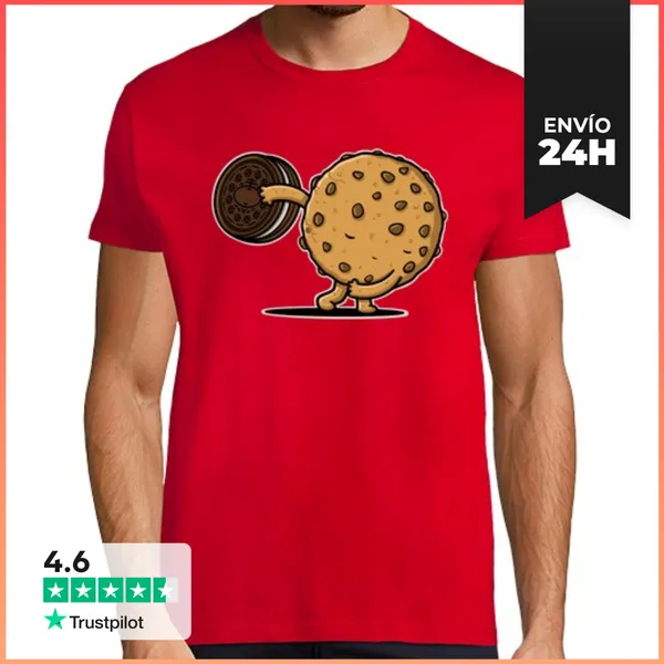 Camiseta Hombre Clásica Cookiebolo LaTostadora