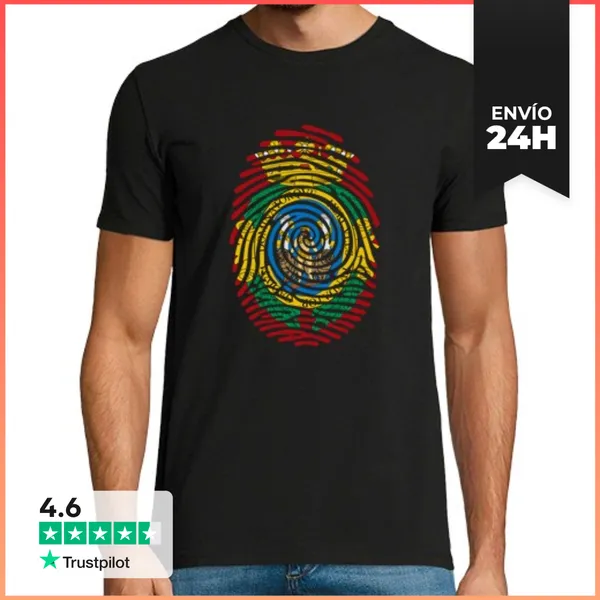 Camiseta Hombre Clásica Huella Cádiz LaTostadora