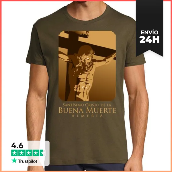 Camiseta Hombre Clásica Cristo De La Buena Muerte · Almería