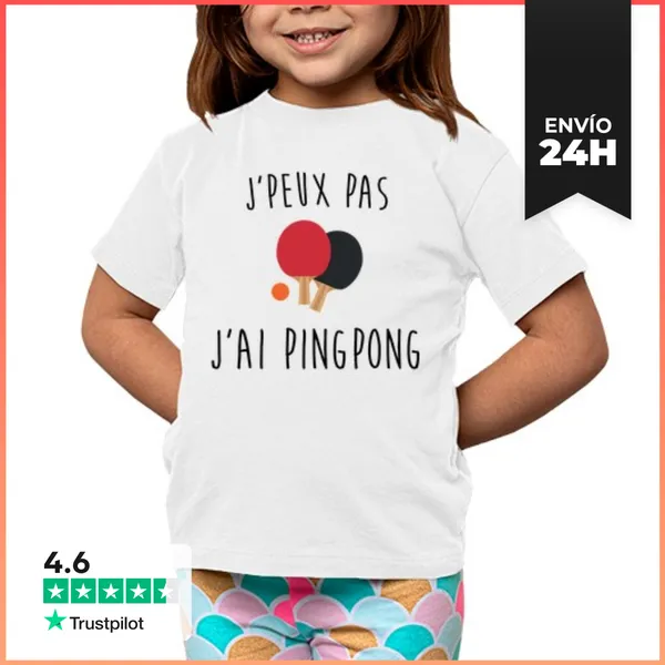 Camiseta Clásica Para Niños No Puedo Tener Ping Pong LaTostadora