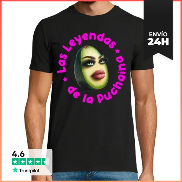 Camiseta Hombre Clásica Camiseta Las Leyendas De Puchaina