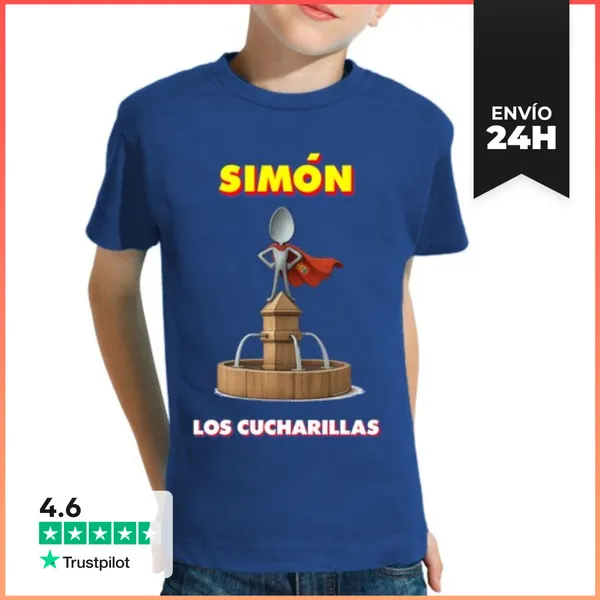 Camiseta Clásica Para Niños Los Cucharillas 2025 SIMÓN
