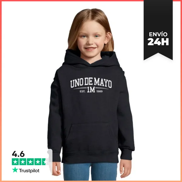 Sudadera Para Niños Con Capucha C.E.I.P. Uno De Mayo LaTostadora