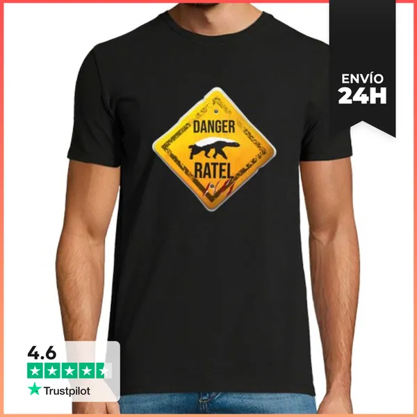 Camiseta Hombre Clásica Camiseta De Hombre - Ratel LaTostadora