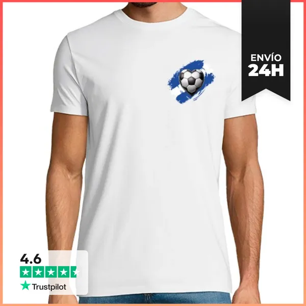 Camiseta Hombre Clásica Amo A Mi Equipo LaTostadora