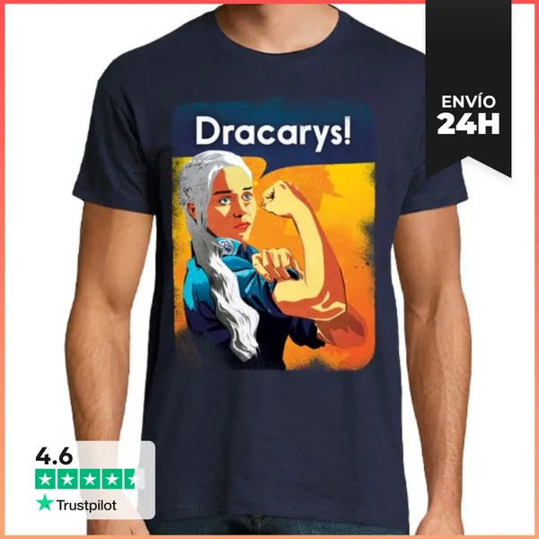 Camiseta Hombre Clásica Daenerys Can Do It 2 LaTostadora