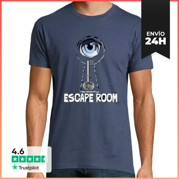 Camiseta Hombre Clásica Escape Room LaTostadora
