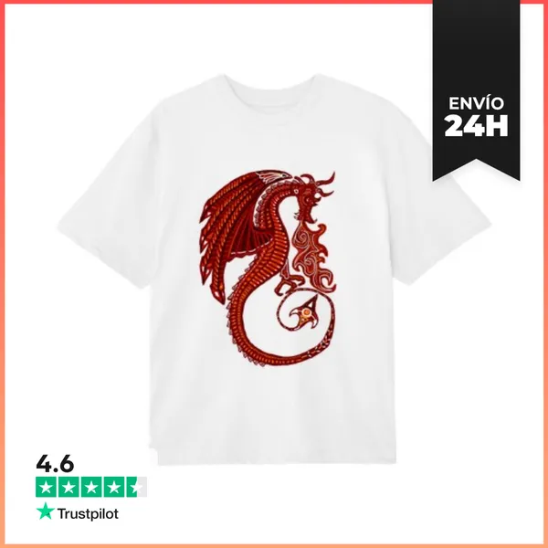 Camiseta Oversize Dragon LaTostadora
