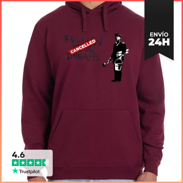 Sudadera Unisex Con Capucha Follow Your Dreams (Cancelled)