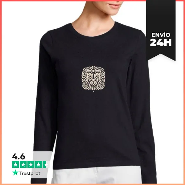Camiseta Mujer Manga Larga Malla Cuántica Fo LaTostadora