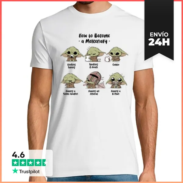 Camiseta Hombre Clásica Conviértete En Un Mercenario LaTostadora