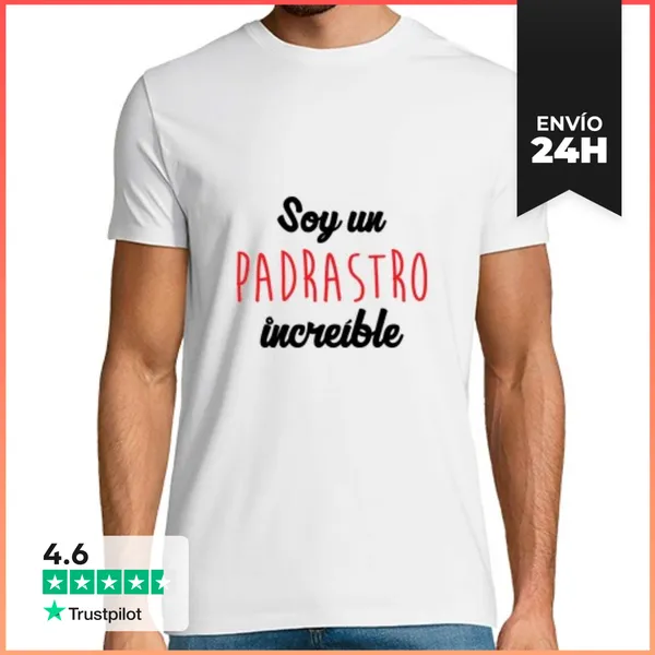 Camiseta Hombre Clásica Camiseta Padrastro LaTostadora