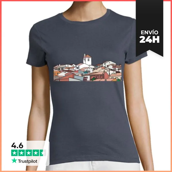 Camiseta Mujer Clásica Castañar De Ibor LaTostadora
