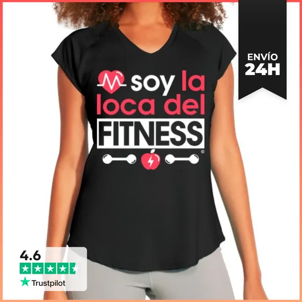 Camiseta Deportiva Mujer La Loca Del Fitness LaTostadora
