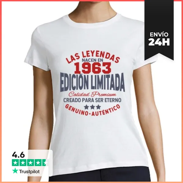 Camiseta Mujer Clásica Edición Limitada 1963 LaTostadora