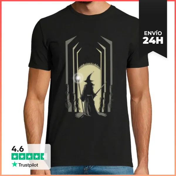Camiseta Hombre Clásica Llama De Udun LaTostadora