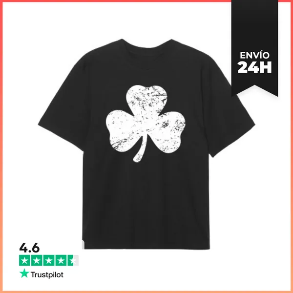Camiseta Oversize TRÉBOL DÍA DE SAN PATRICIO LaTostadora